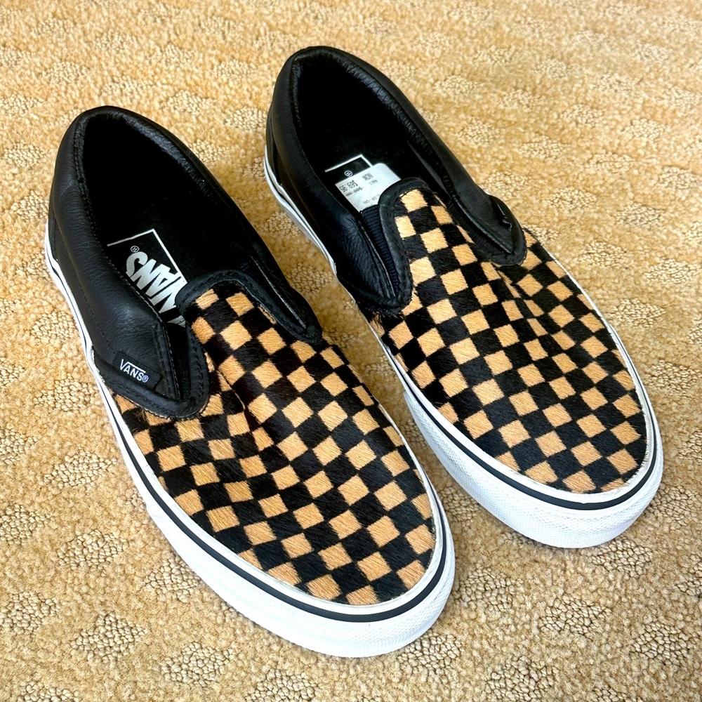 CHECKERED SLIP ON VANS